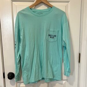 Salt Life Teal Blue Graphic Tee